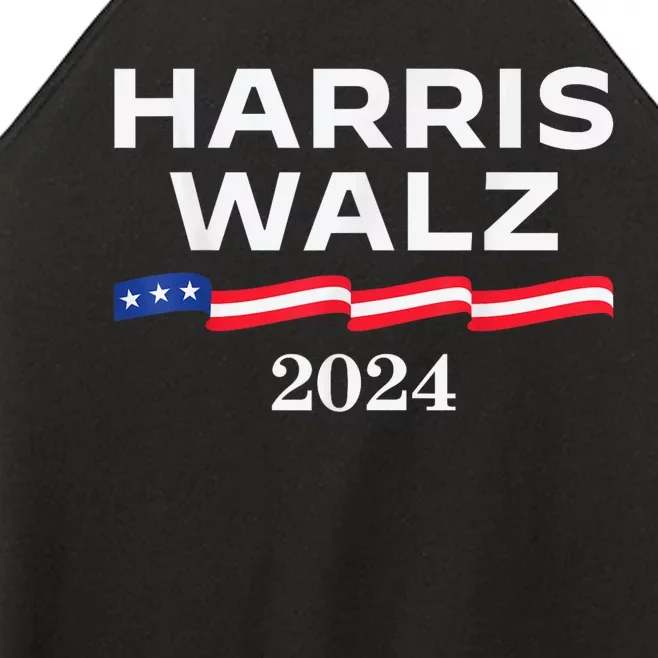 Kamala Harris Tim Walz Waltz Women’s Perfect Tri Rocker Tank