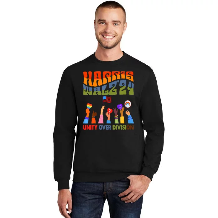 Kamala Harris Tim Walz Waltz Boho Aesthetic Sweatshirt