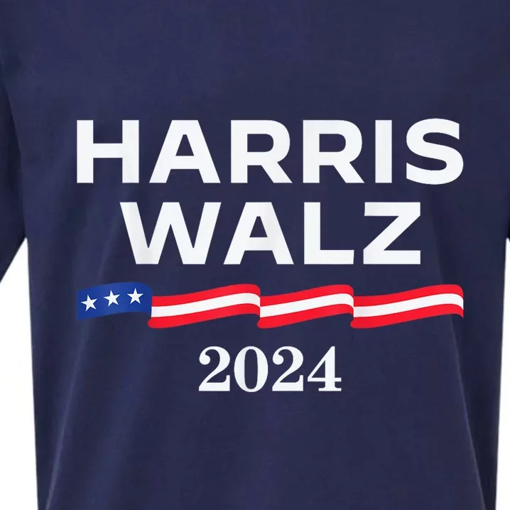 Kamala Harris Tim Walz Waltz Sueded Cloud Jersey T-Shirt