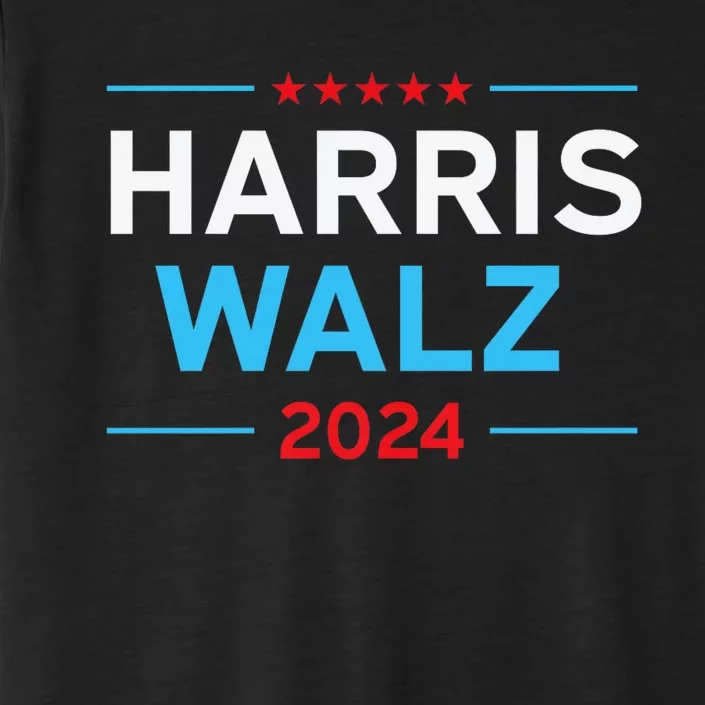 Kamala Harris Tim Walz Waltz Harris Walz 2024 President Vp ChromaSoft Performance T-Shirt