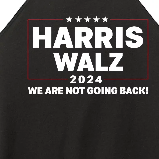 Kamala Harris Tim Walz Waltz 2024 We Are Not Going Back Women’s Perfect Tri Rocker Tank