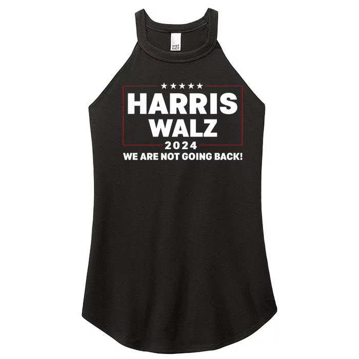 Kamala Harris Tim Walz Waltz 2024 We Are Not Going Back Women’s Perfect Tri Rocker Tank