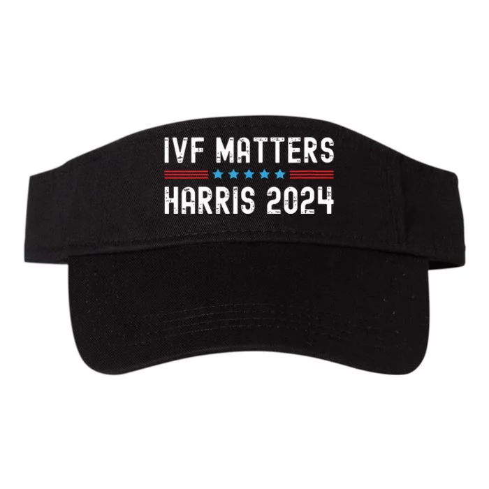 Kamala Harris Tim Walz Ivf Matters President 2024 Valucap Bio-Washed Visor