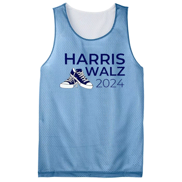 Kamala Harris Tim Walz Waltz Chucks And Pearls Kamala 2024 Mesh Reversible Basketball Jersey Tank