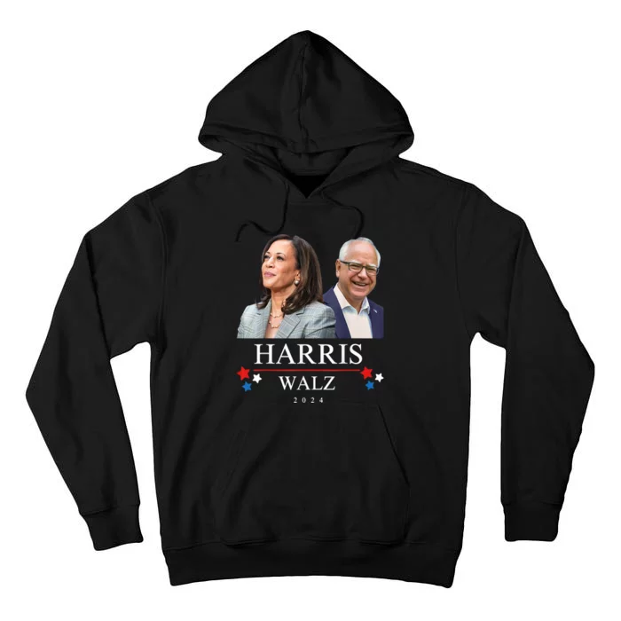 Kamala Harris Tim Waltz President Election Gift Tall Hoodie