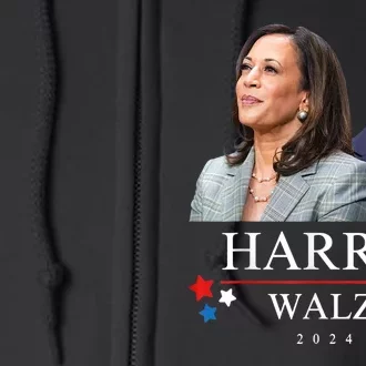 Kamala Harris Tim Waltz President Election Gift Full Zip Hoodie