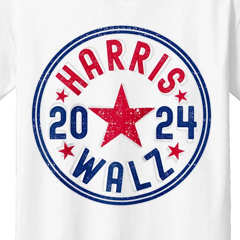 Kamala Harris Tim Walz Waltz Election Party Wear Kids T-Shirt