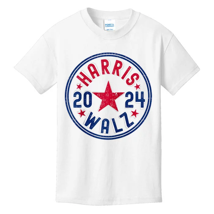 Kamala Harris Tim Walz Waltz Election Party Wear Kids T-Shirt