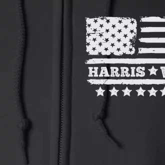 Kamala Harris Tim Walz Waltz Full Zip Hoodie