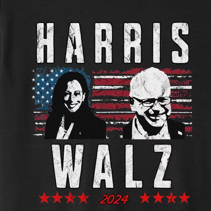 Kamala Harris Tim Walz Waltz ChromaSoft Performance T-Shirt