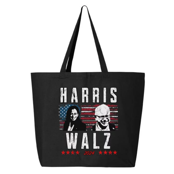 Kamala Harris Tim Walz Waltz 25L Jumbo Tote