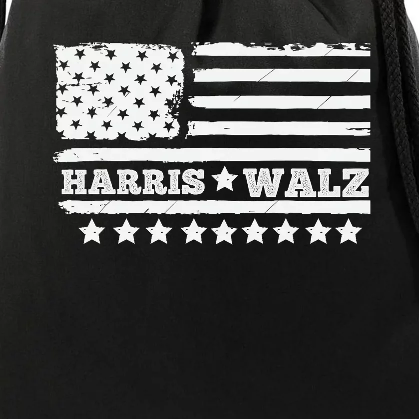 Kamala Harris Tim Walz Waltz 2024 Drawstring Bag