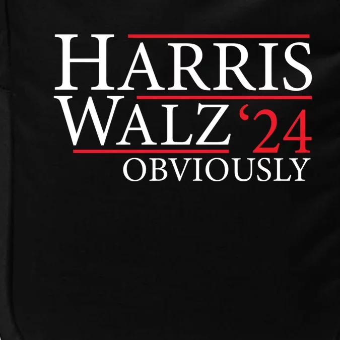 Kamala Harris Tim Walz Obviously Election 2024 Harris Waltz Gift Impact Tech Backpack