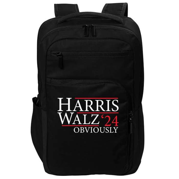 Kamala Harris Tim Walz Obviously Election 2024 Harris Waltz Gift Impact Tech Backpack