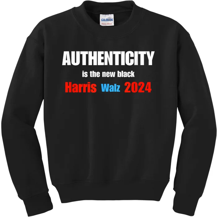 Kamala Harris Tim Walz 2024 Presidential Election Kids Sweatshirt