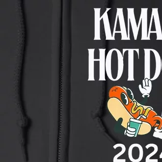 Kamala Harris Usa Election 2024 President Kamala Is Hot Dog Full Zip Hoodie