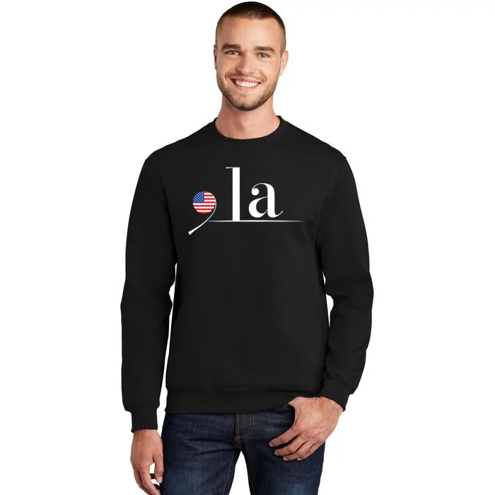 Kamala Harris Us Flag Tall Sweatshirt