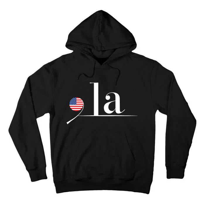 Kamala Harris Us Flag Tall Hoodie