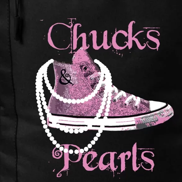 Kamala Harris Vice President Chucks And Pearls Daily Commute Backpack