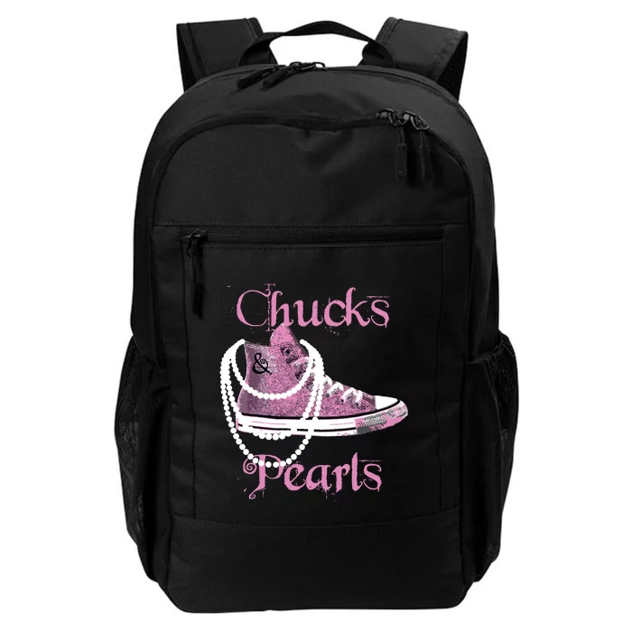 Kamala Harris Vice President Chucks And Pearls Daily Commute Backpack