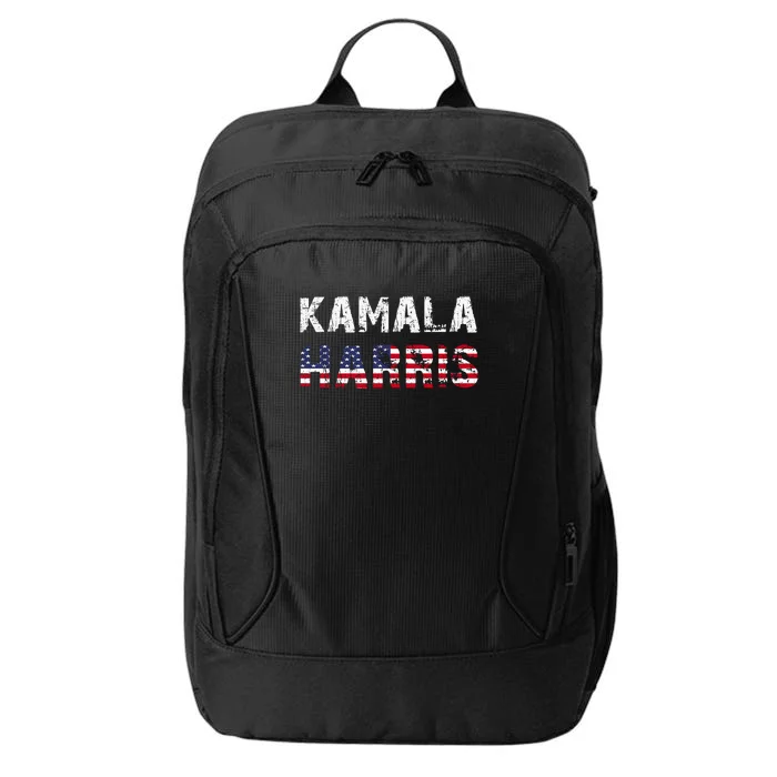 Kamala Harris | Vote 2024 America Flag Usa City Backpack