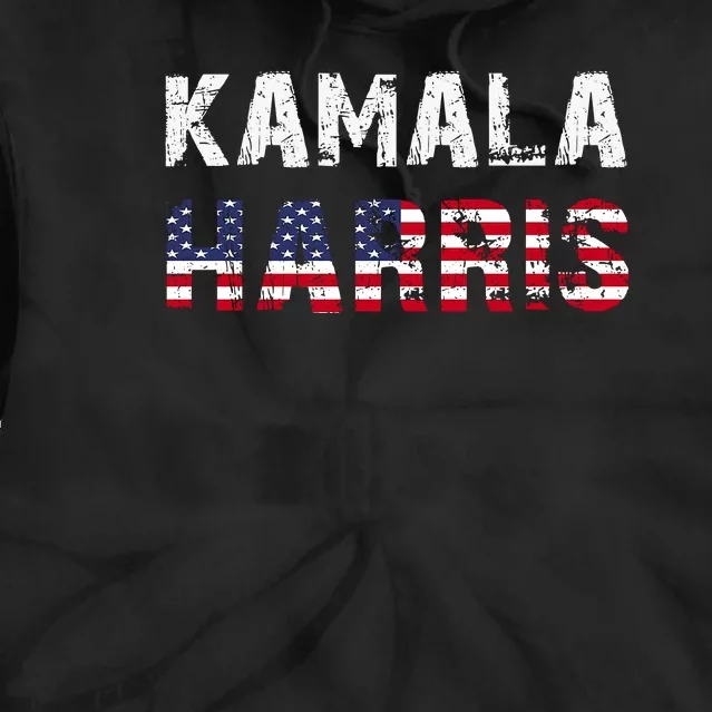 Kamala Harris | Vote 2024 America Flag Usa Tie Dye Hoodie