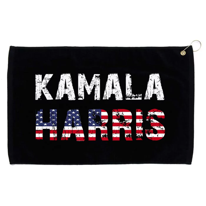 Kamala Harris | Vote 2024 America Flag Usa Grommeted Golf Towel