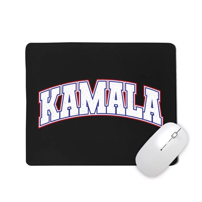 Kamala Harris Varsity Style Arch Lettering Mousepad