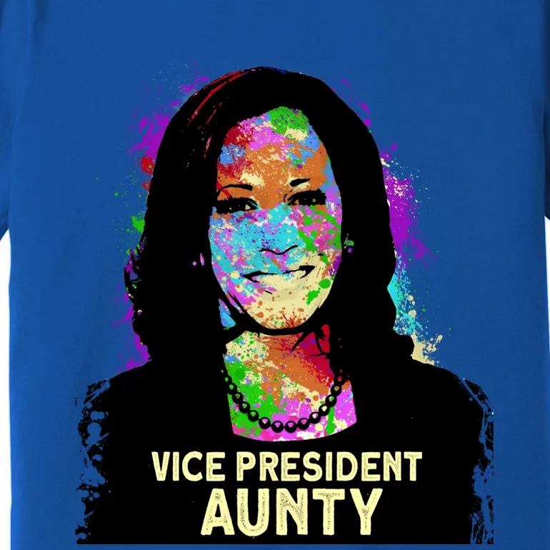 Kamala Harris Vice President Aunty Inauguration Day 2021 Gift Premium T-Shirt