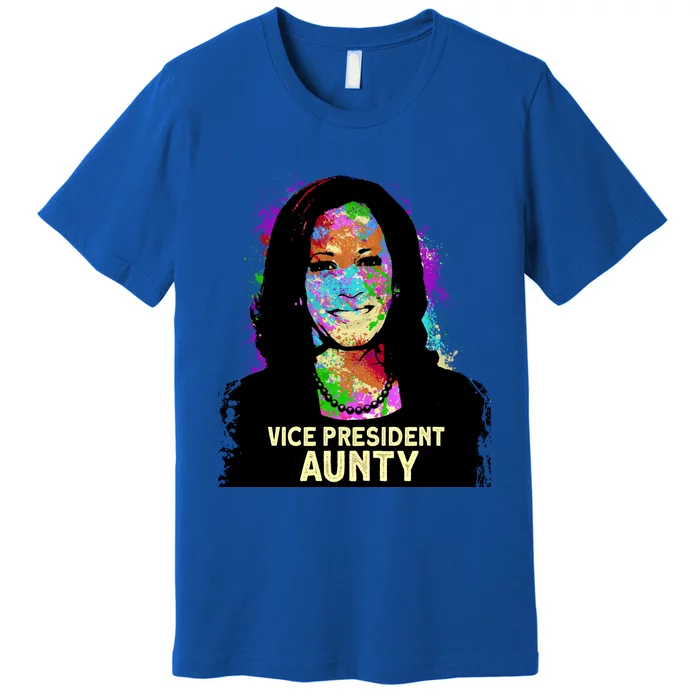 Kamala Harris Vice President Aunty Inauguration Day 2021 Gift Premium T-Shirt