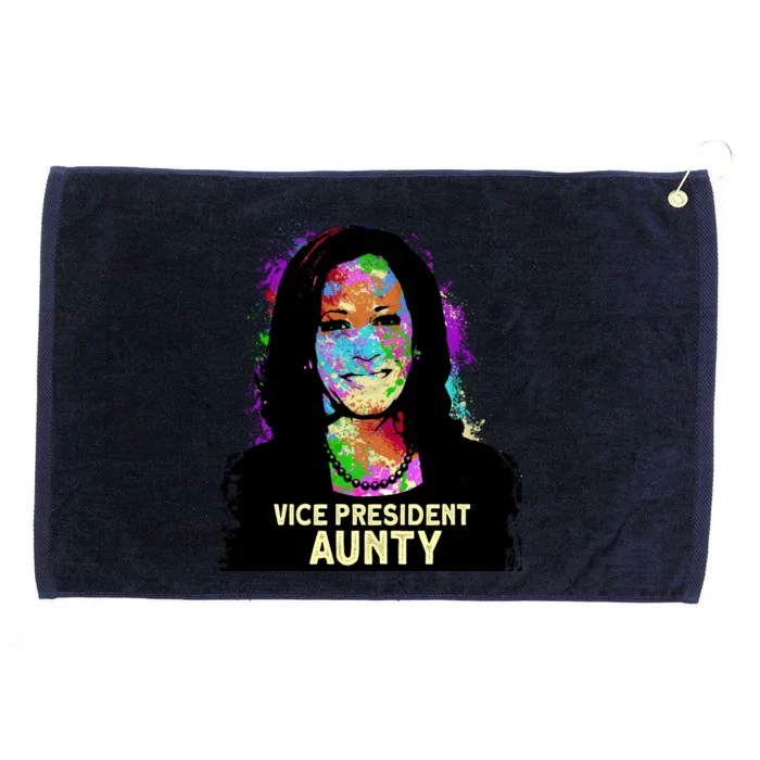 Kamala Harris Vice President Aunty Inauguration Day 2021 Gift Grommeted Golf Towel