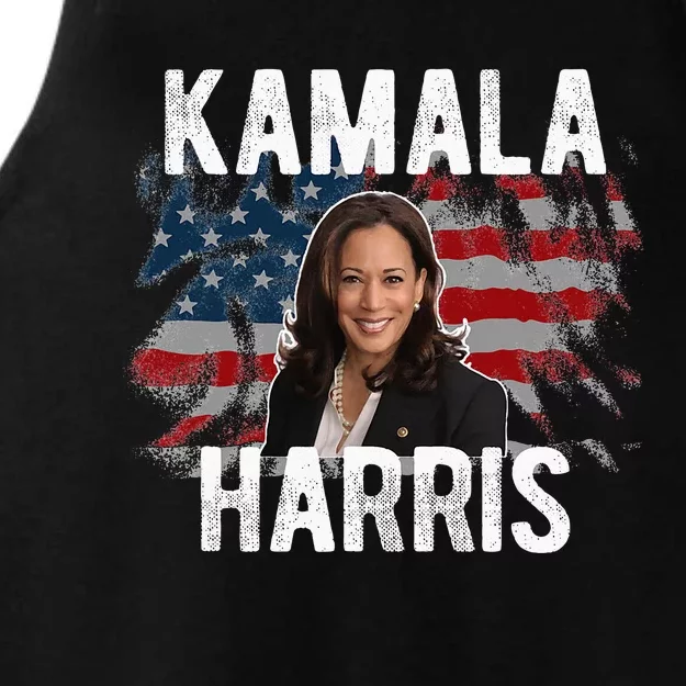 Kamala Harris Vice President Biden Harris 2020 Ladies Tri-Blend Wicking Tank