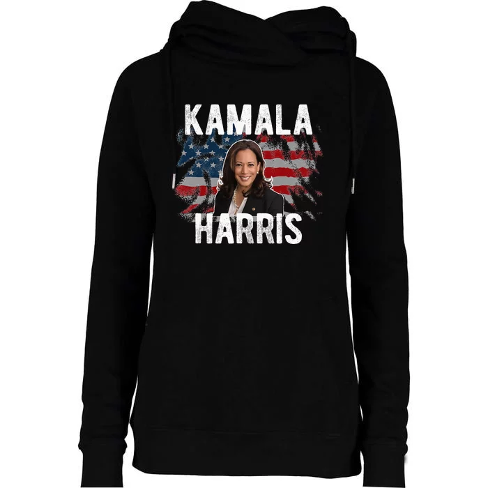 Kamala Harris Vice President Biden Harris 2020 Womens Funnel Neck Pullover Hood