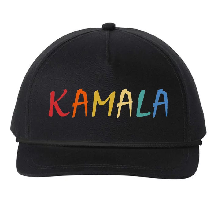 Kamala Harris Vice President Snapback Five-Panel Rope Hat