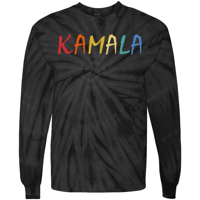 Kamala Harris Vice President Tie-Dye Long Sleeve Shirt