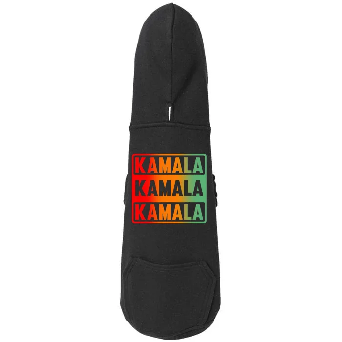 Kamala Harris Vintage Style Fans Of Kamala Harris 2020 Doggie 3-End Fleece Hoodie