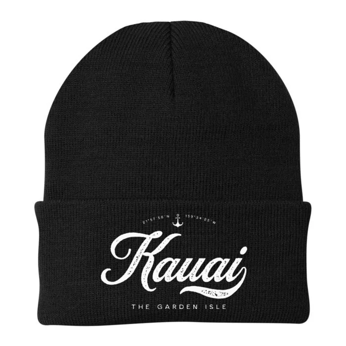 Kauai Hawaii Vintage Retro Knit Cap Winter Beanie