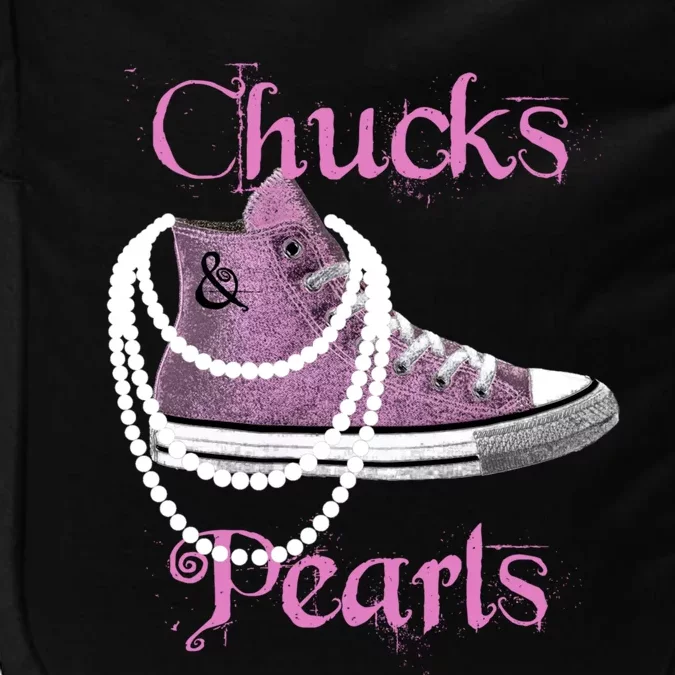 Kamala Harris Vice President Chucks And Pearls Impact Tech Backpack