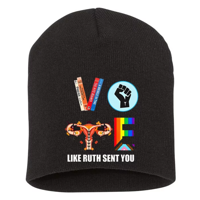 Kamala Harris Vote Like Ruth Sent You Short Acrylic Beanie