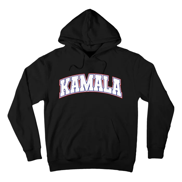 Kamala Harris Varsity Style Arch Lettering Hoodie