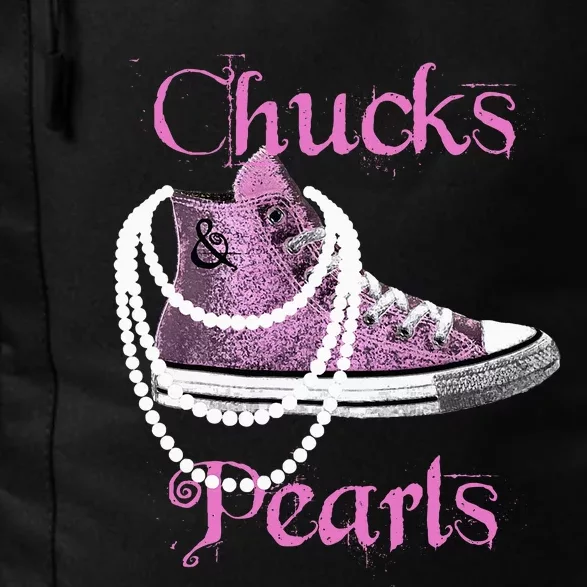 Kamala Harris Vice President Chucks And Pearls Daily Commute Backpack