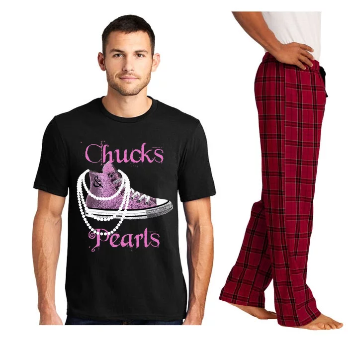 Kamala Harris Vice President Chucks And Pearls Pajama Set