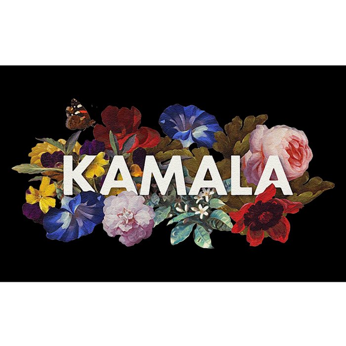 Kamala Harris Vintage Floral Feminist First Female President Gift Bumper Sticker