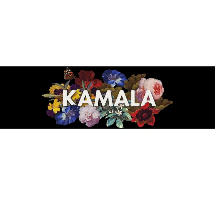 Kamala Harris Vintage Floral Feminist First Female President Gift Bumper Sticker