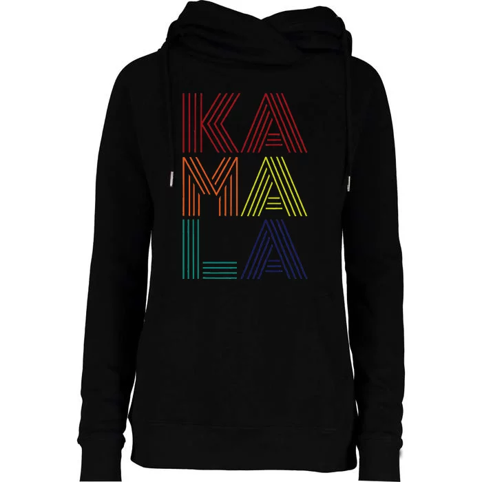 Kamala Harris Vice President Love Womens Funnel Neck Pullover Hood