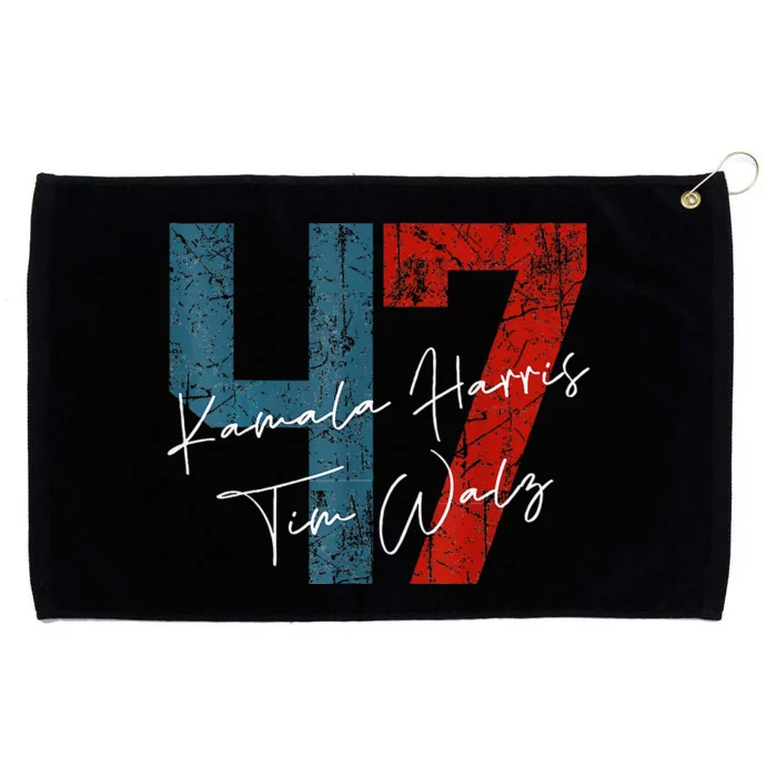 Kamala Harris Walz 2024 Harris Waltz President Democratic 47 Grommeted Golf Towel