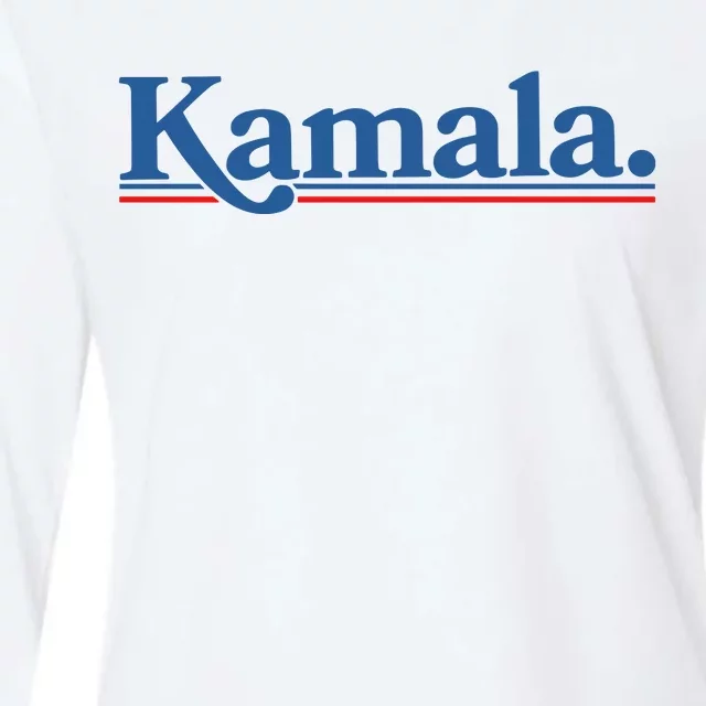 .Kamala Harris Willy Chavarria Womens Cotton Relaxed Long Sleeve T-Shirt