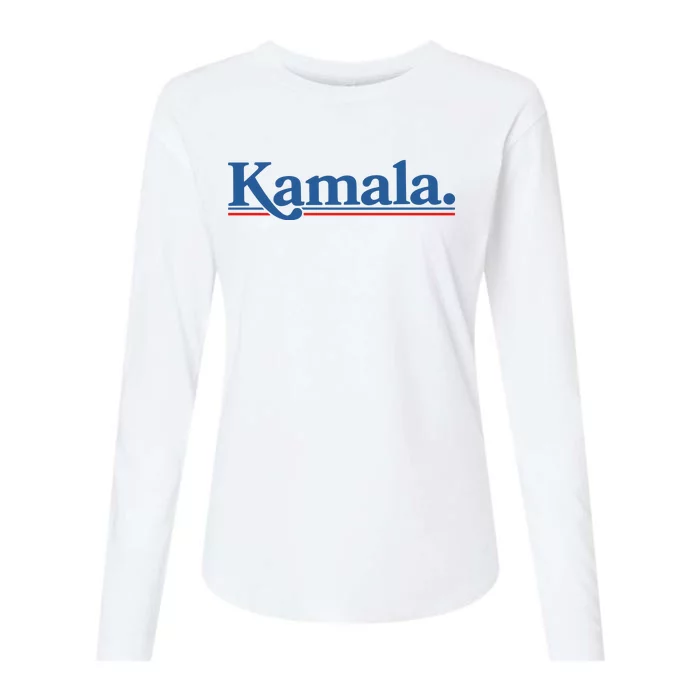 .Kamala Harris Willy Chavarria Womens Cotton Relaxed Long Sleeve T-Shirt