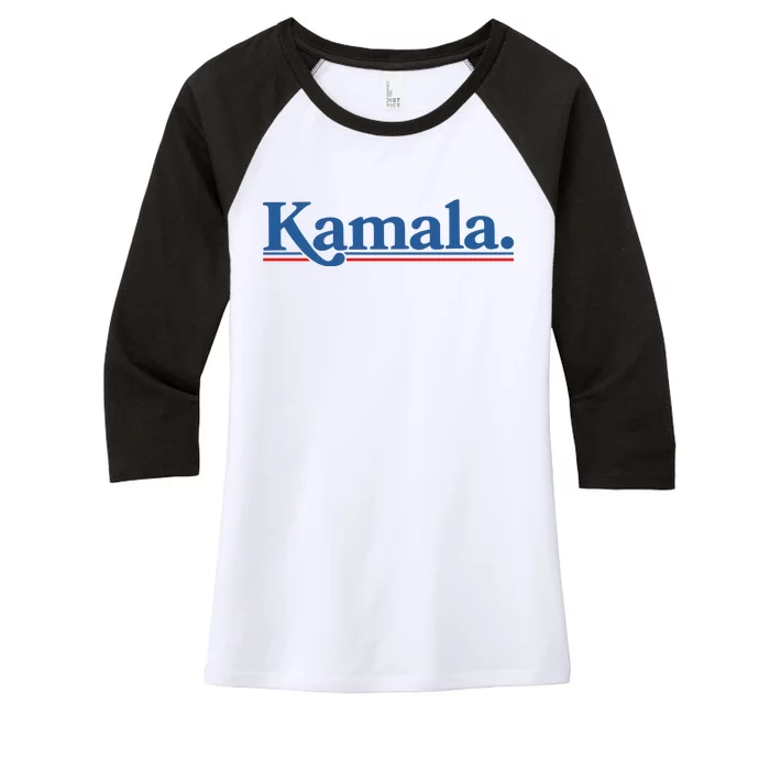 .Kamala Harris Willy Chavarria Women's Tri-Blend 3/4-Sleeve Raglan Shirt