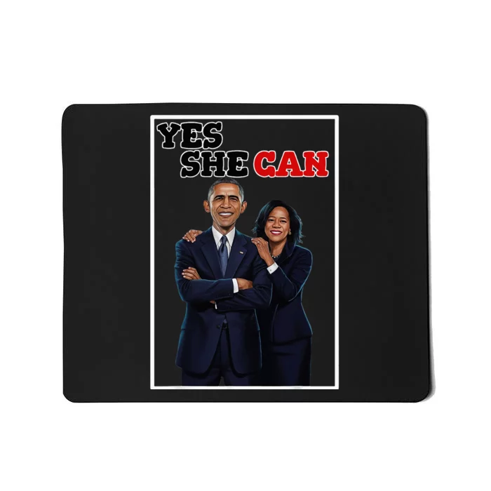 Kamala Harris Waltz And Barack Obama Forward 2024 Election Mousepad